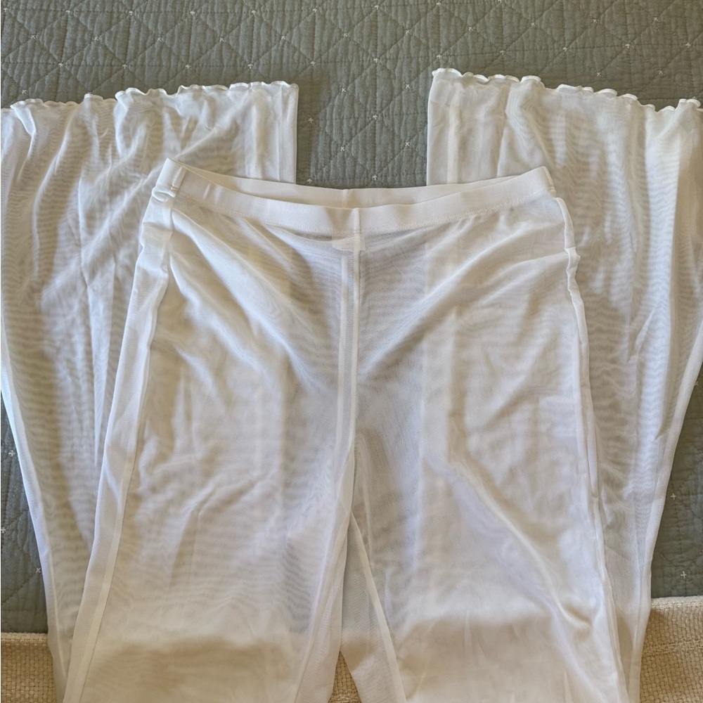 Elegant White Women's Pants